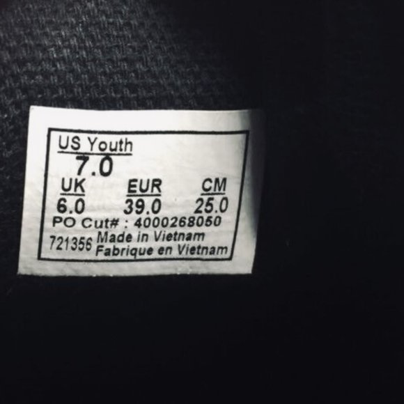 VANS "Off the Wall" YOUTH Lace-Up Skate Shoe Low Top Sneaker EUC Size Youth 7 - Picture 10 of 10